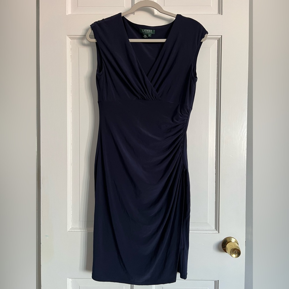 Lauren Ralph Lauren dress, size 8, navy blue